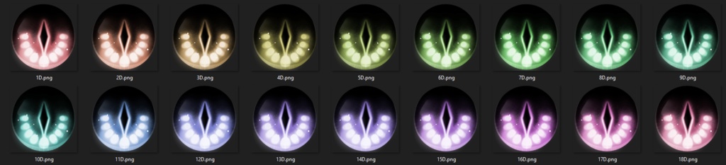 Silfira - Eye Textures/Matcaps