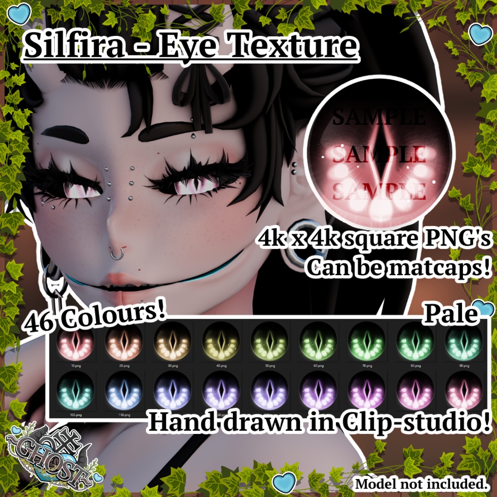 Silfira - Eye Textures/Matcaps