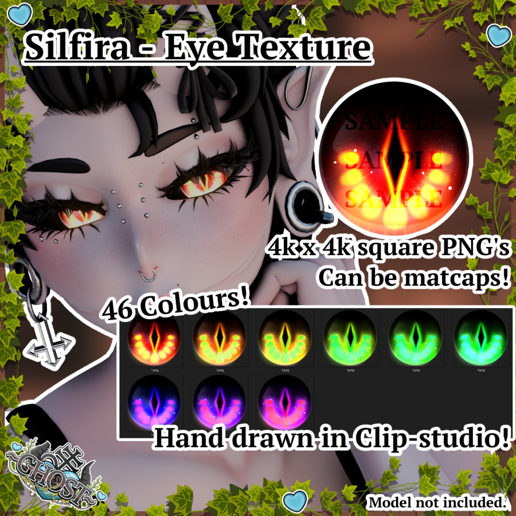 Silfira - Eye Textures/Matcaps