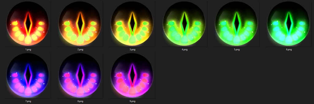 Silfira - Eye Textures/Matcaps