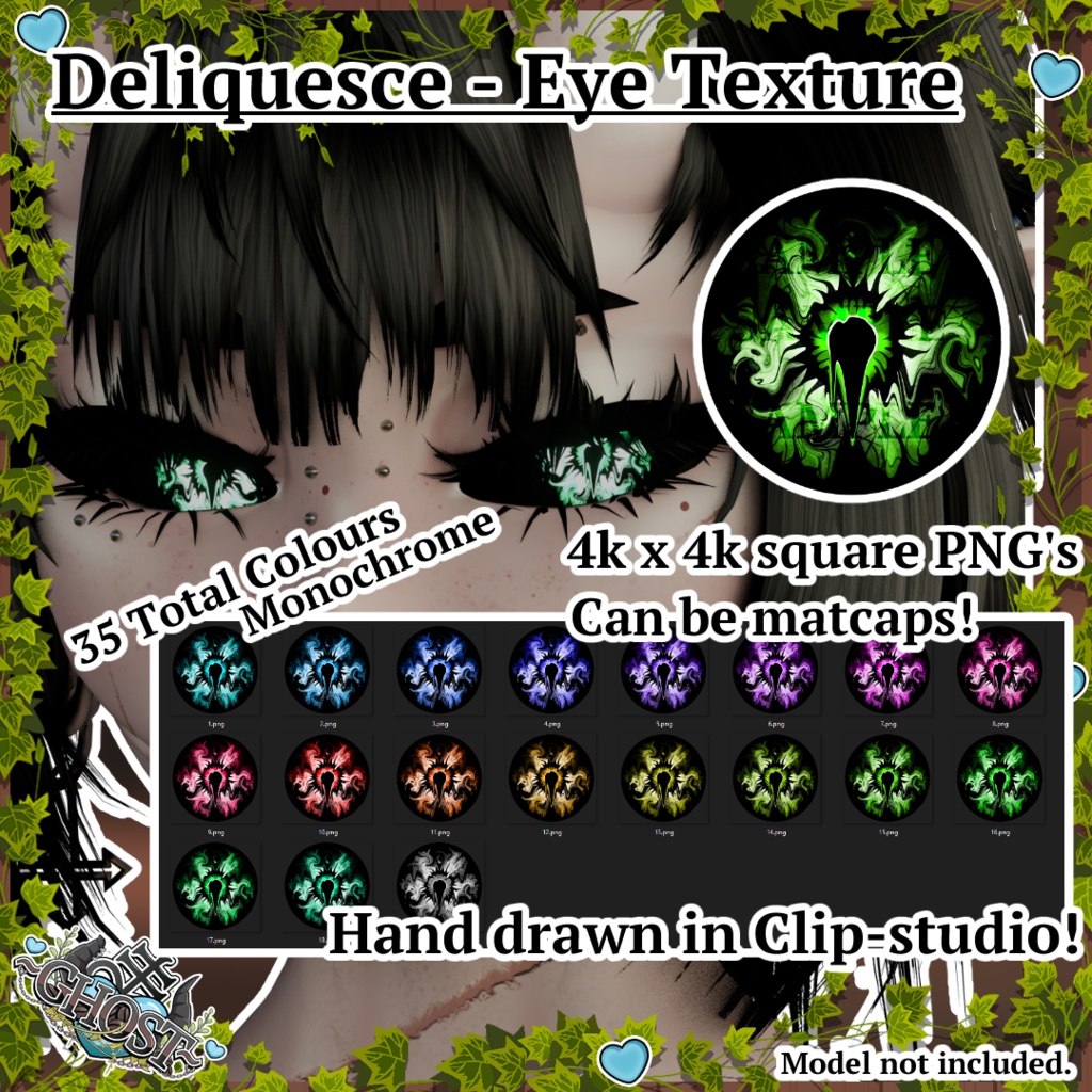 Deliquesce - Eye Textures/Matcaps