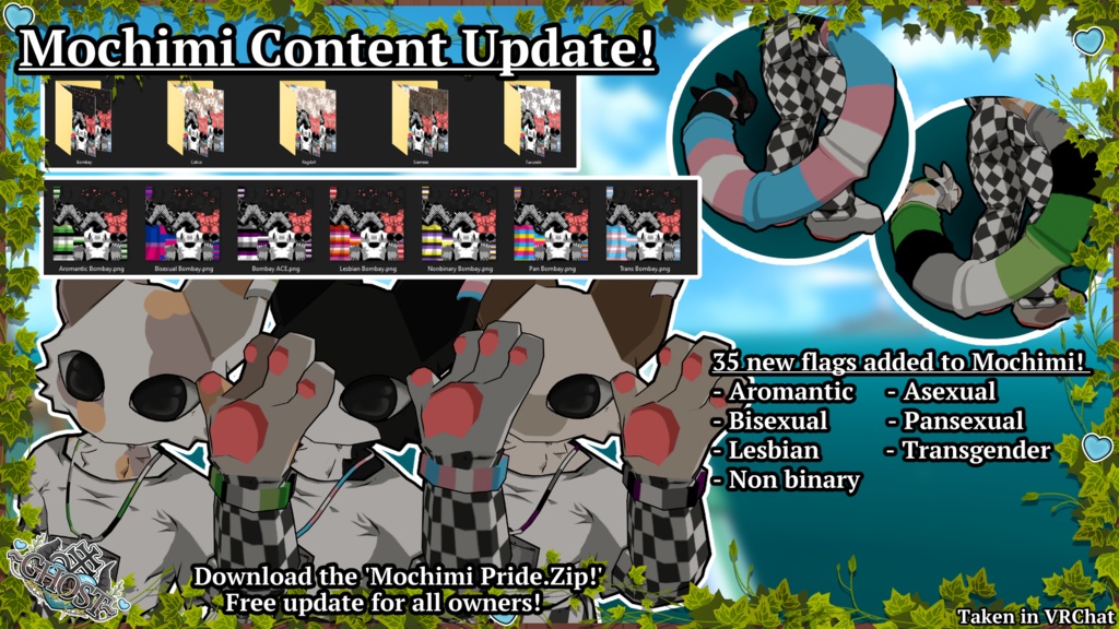 Mochimi - VRChat Avatar 1.1 CONTENT UPDATE!