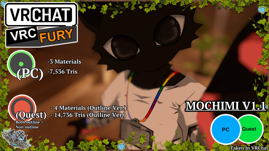 Mochimi - VRChat Avatar 1.1 UPDATE!