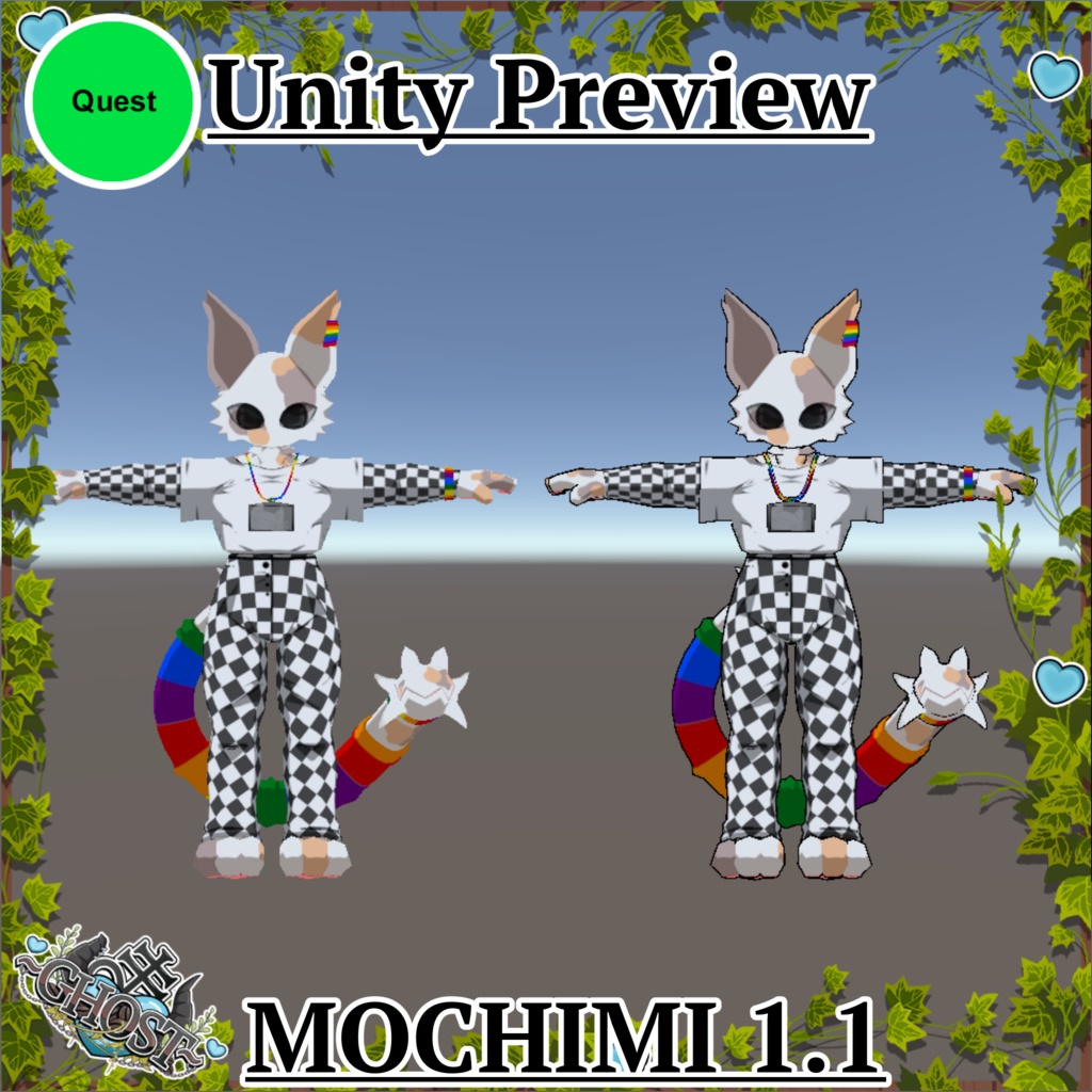 Mochimi - VRChat Avatar 1.1 UPDATE!