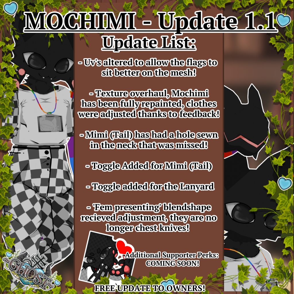 Mochimi - VRChat Avatar 1.1 UPDATE!