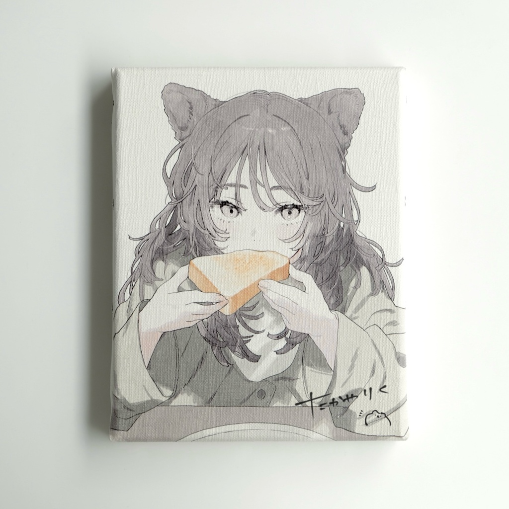 直筆サイン入り キャンバスプリント