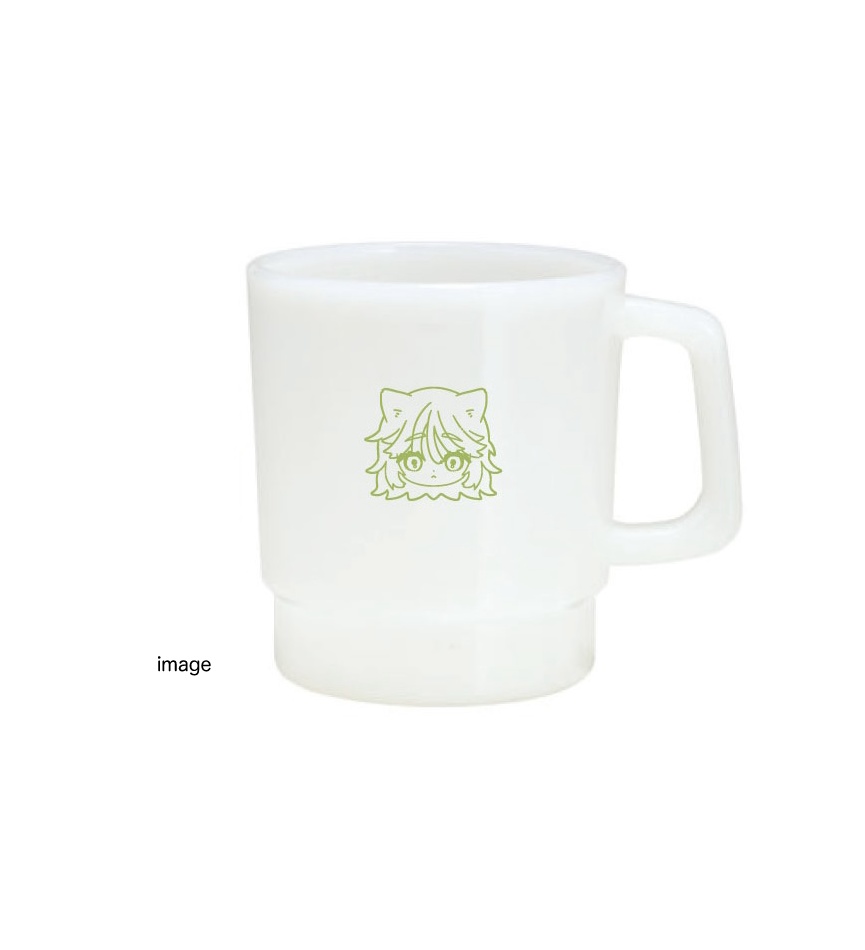 ミルクグラスマグカップ