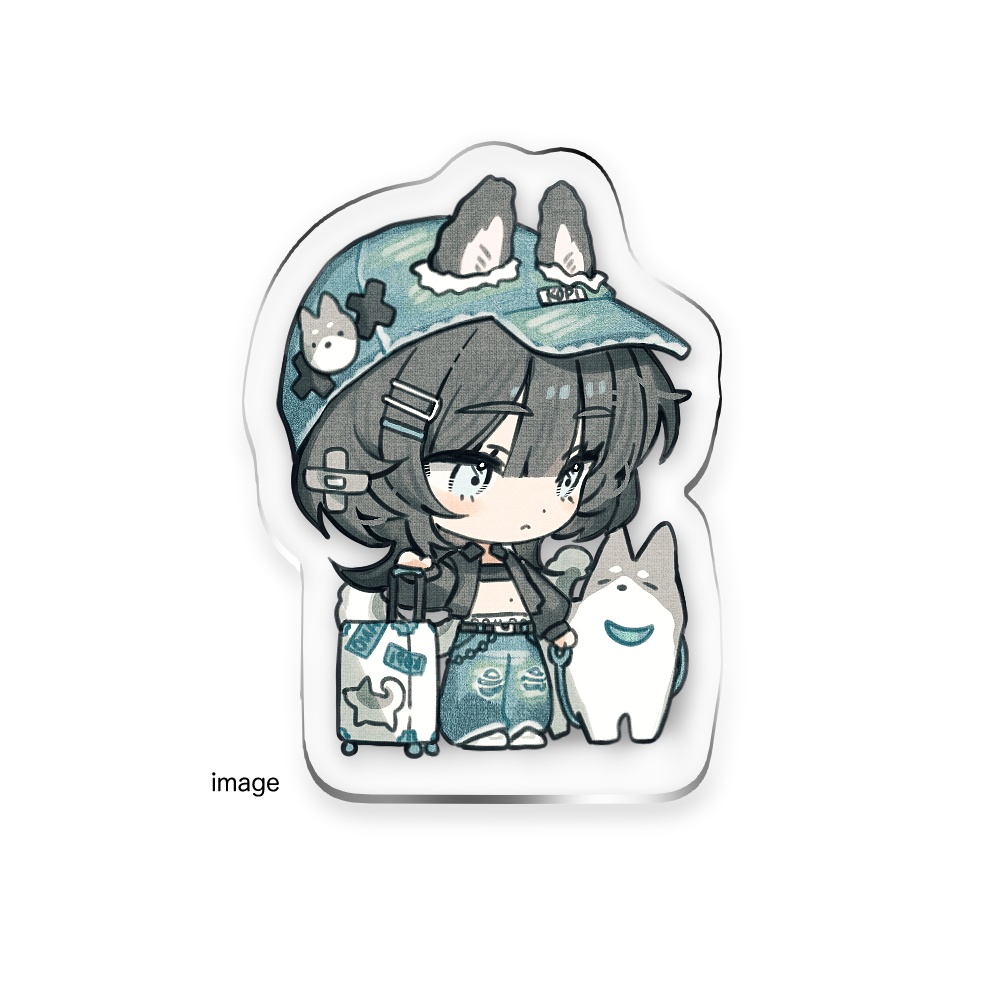 こぴちゃんアクリルミニブロック