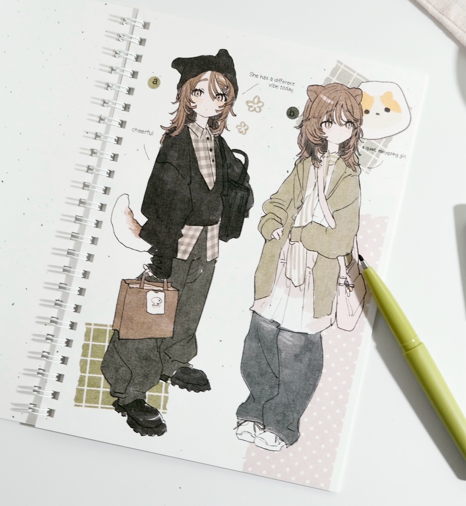 COMITIA156 ジャーナルブック風イラストブック 03
