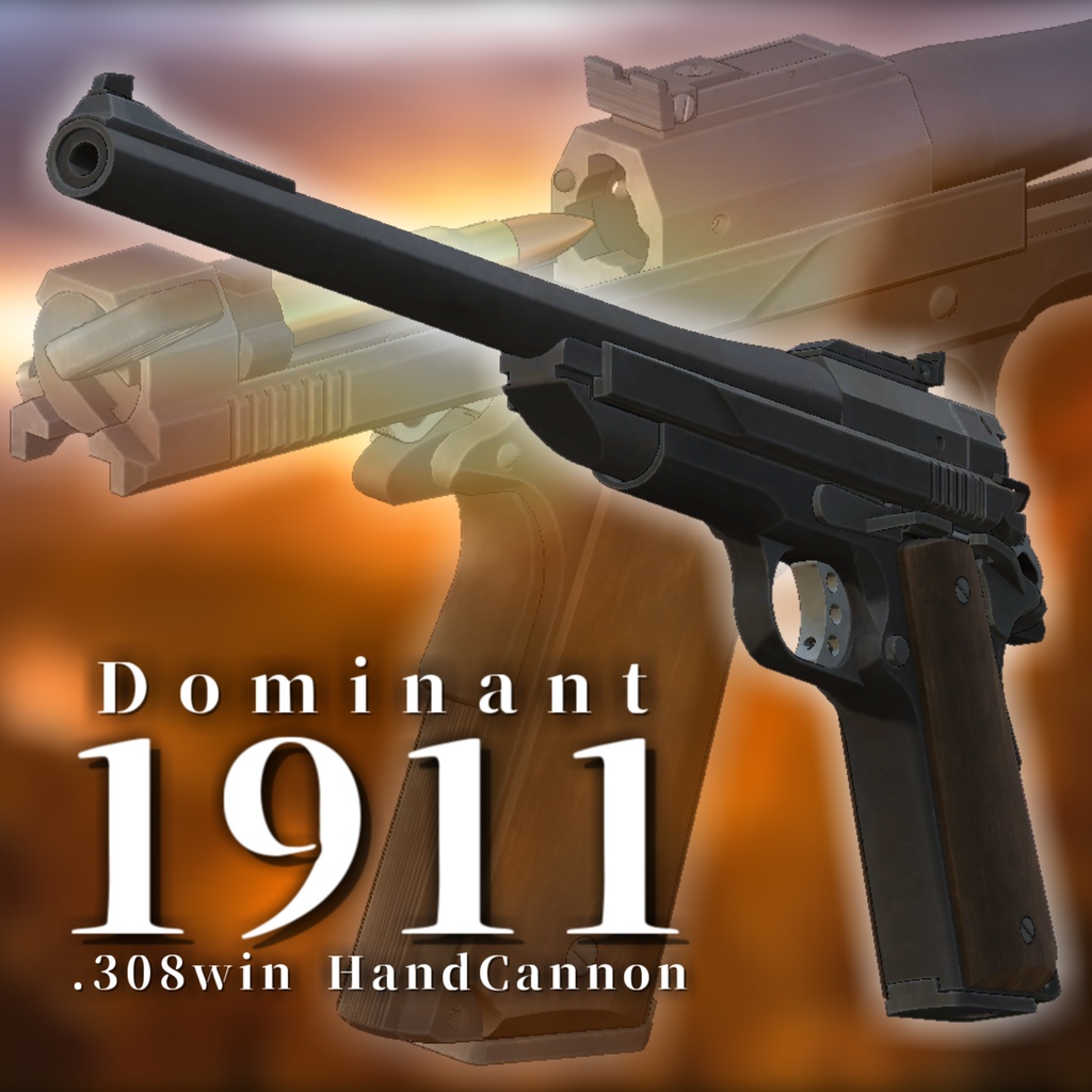 大型拳銃 Dominant1911 レストラン数論研究局 Booth