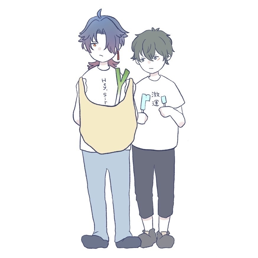 刃丹現パロ　同人アクリルスタンド