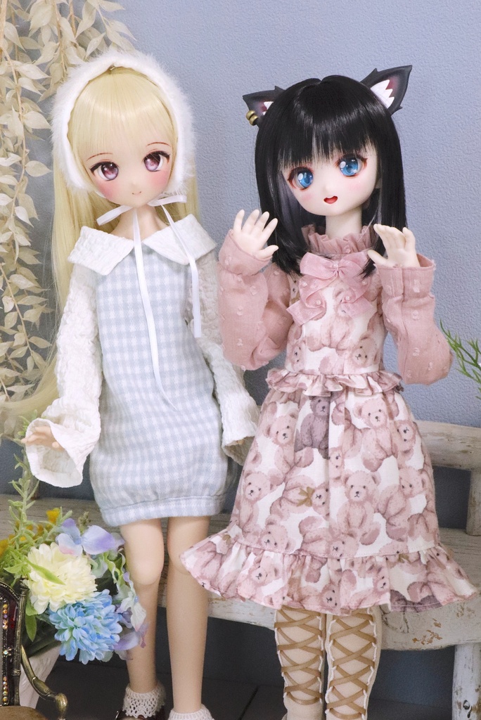 ピンクくまワンピース