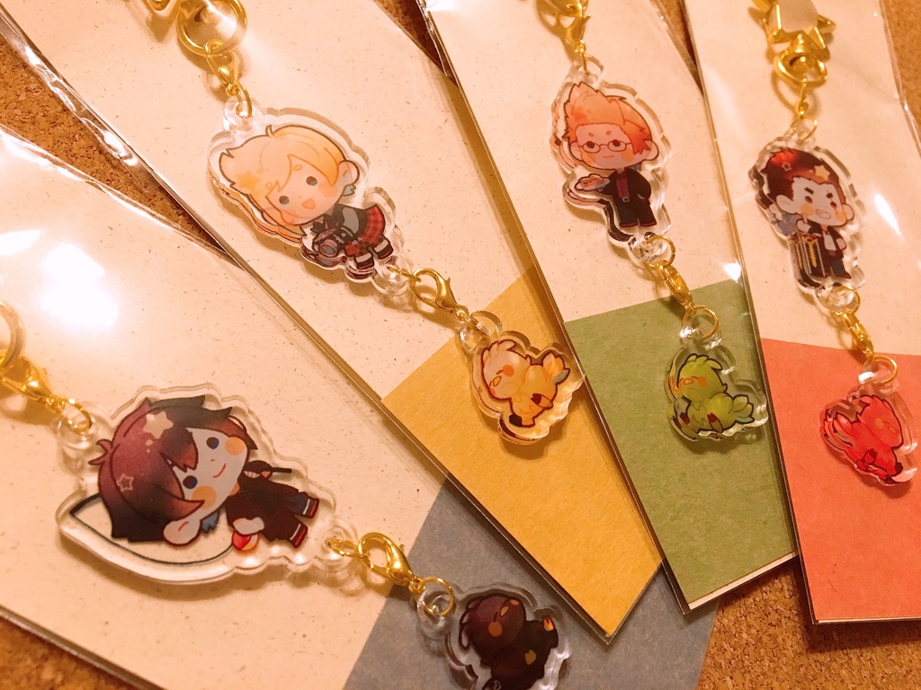 Ff15 連結アクリルキーホルダー Pumotarosu Booth