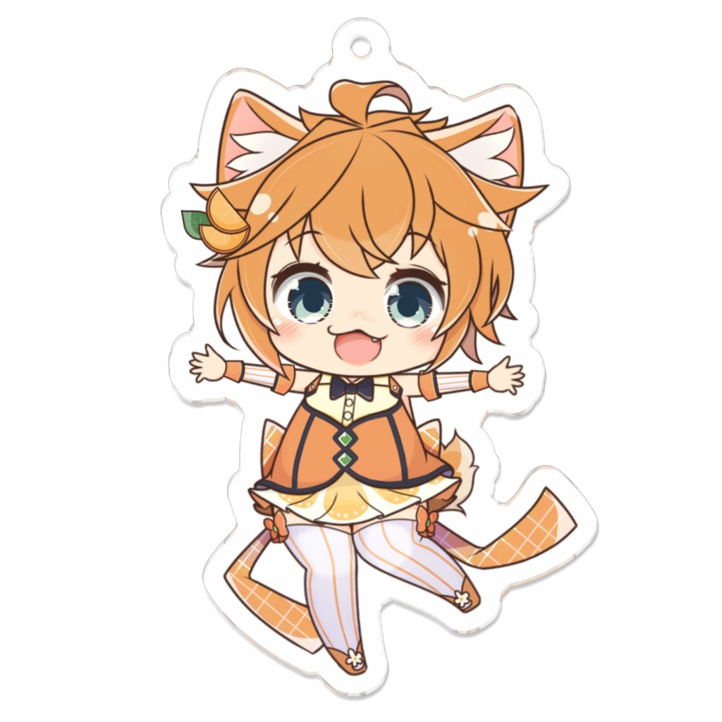 みかんちゃんアクリルキーホルダー