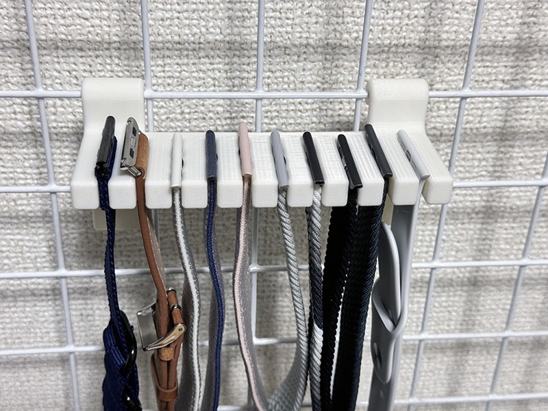 【3Dプリンタ用】Apple Watchのバンドスタンド(100均のワイヤネット固定)