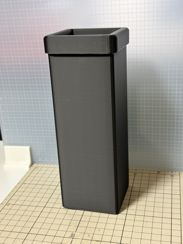 【3Dプリンタ用】細長いゴミ箱