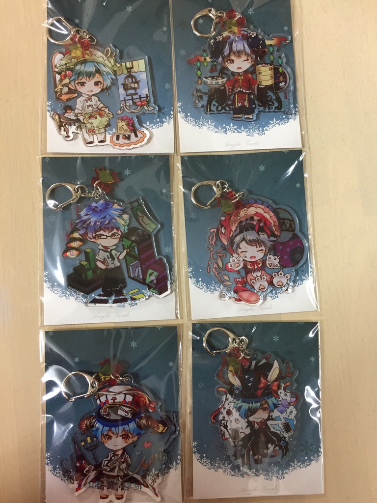 レクト アクリルキーホルダー