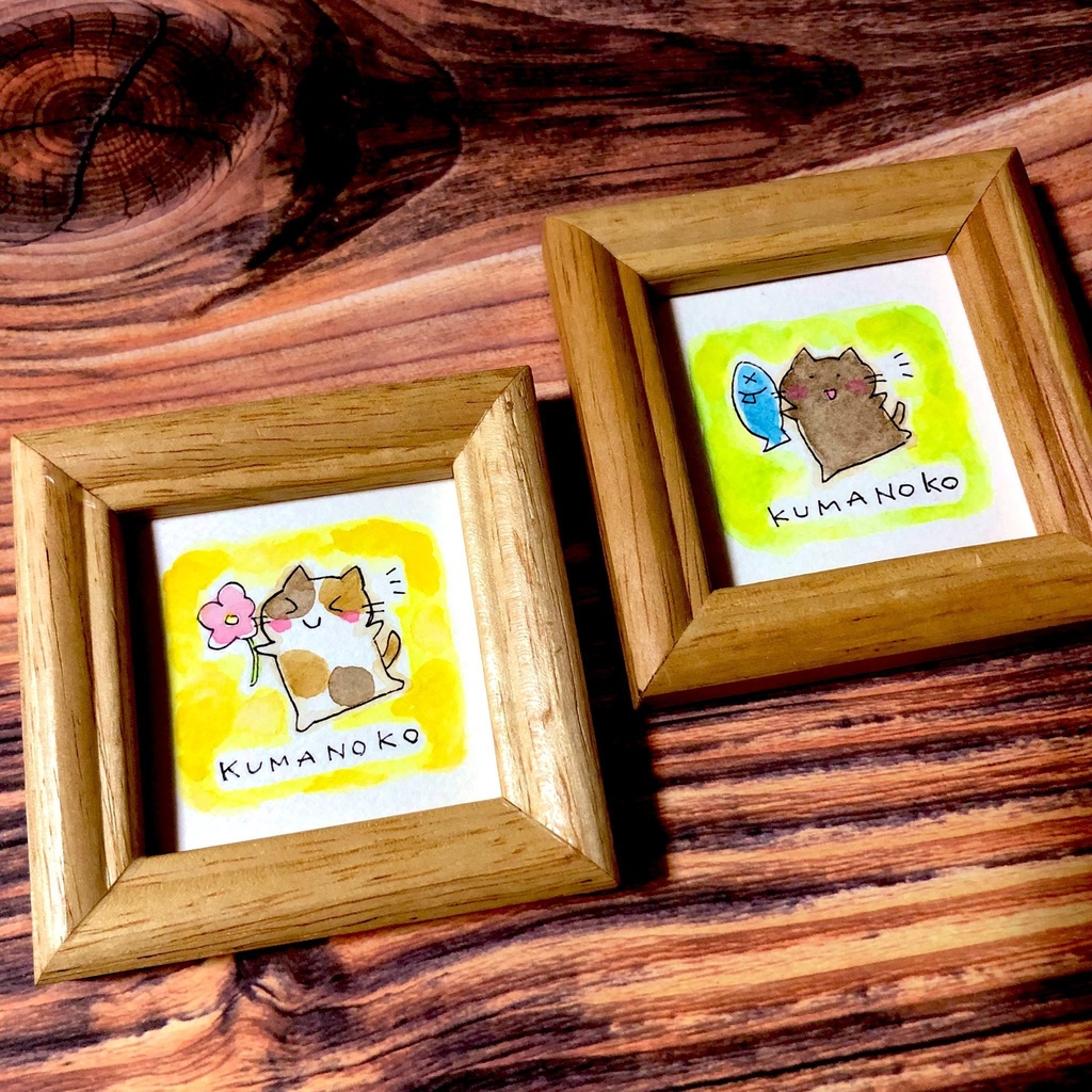 猫の手描きイラスト