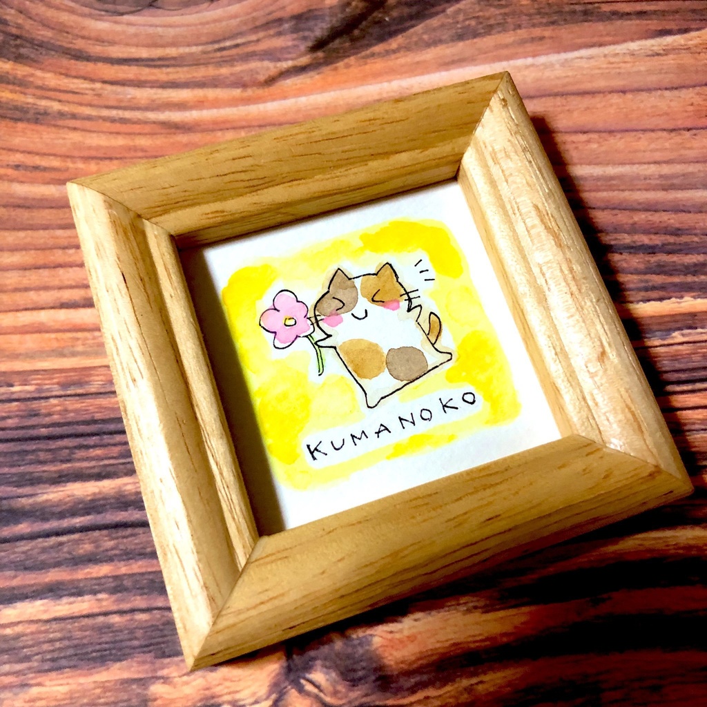 猫の手描きイラスト