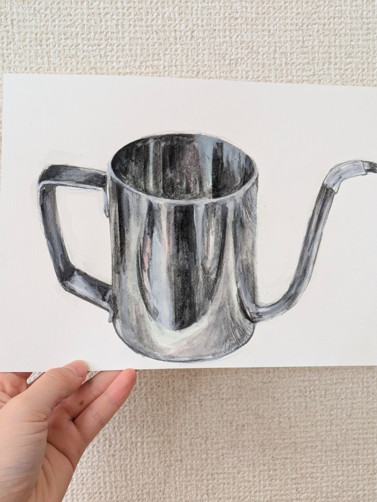 ART 珈琲 コーヒー インテリア オリジナルアート 水彩 絵の具 透明水彩 COFFEE coffee 絵 ART イラスト 器具 ケトル 珈琲器具 原画 一点物