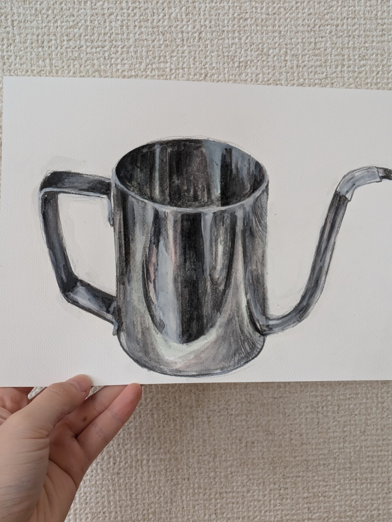 ART 珈琲 コーヒー インテリア オリジナルアート 水彩 絵の具 透明水彩 COFFEE coffee 絵 ART イラスト 器具 ケトル 珈琲器具 原画 一点物