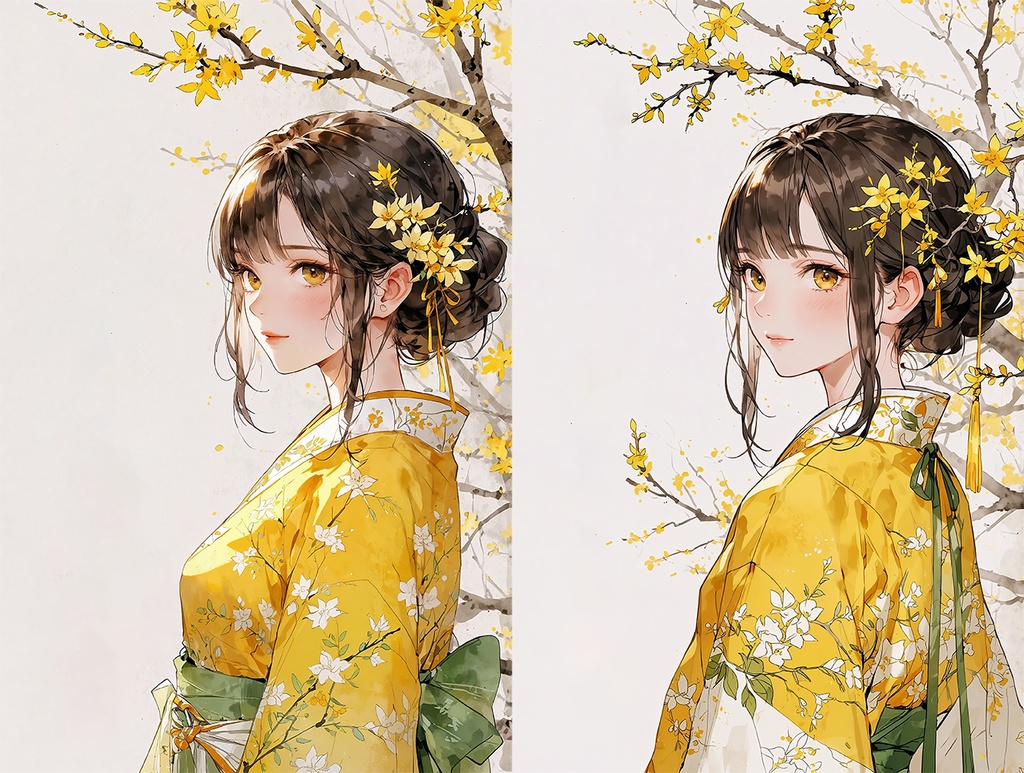 連翹と少女