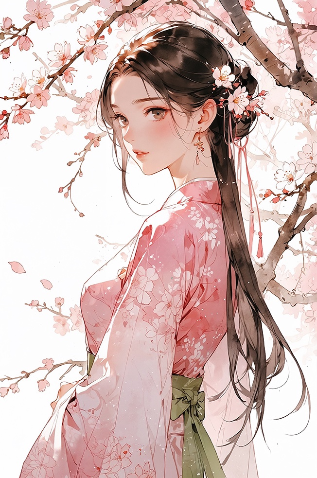 🌸《花の季節、旗袍で咲く・垂丝海棠章（すいしかいどう章）》