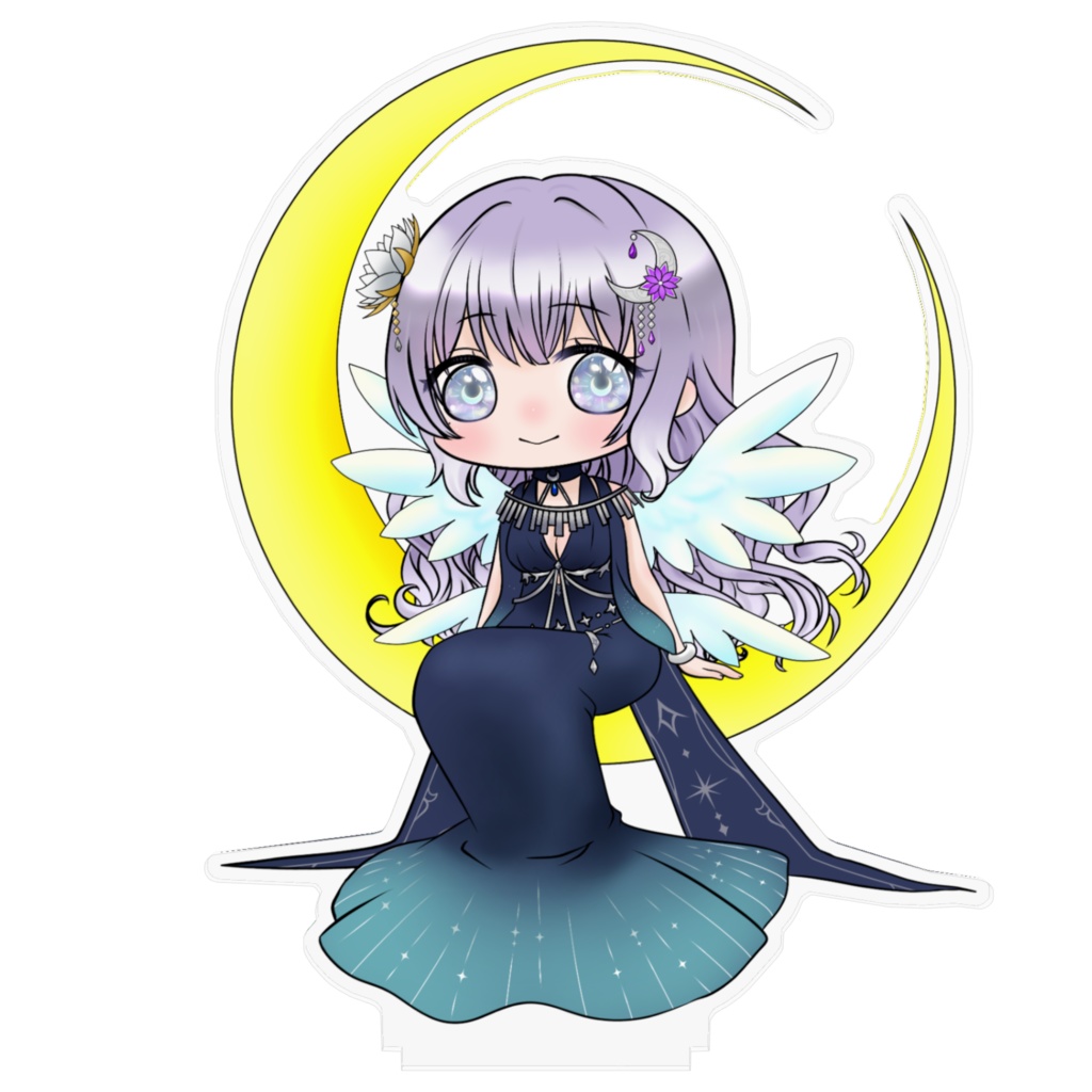 月の椅子 アクリルフィギュア