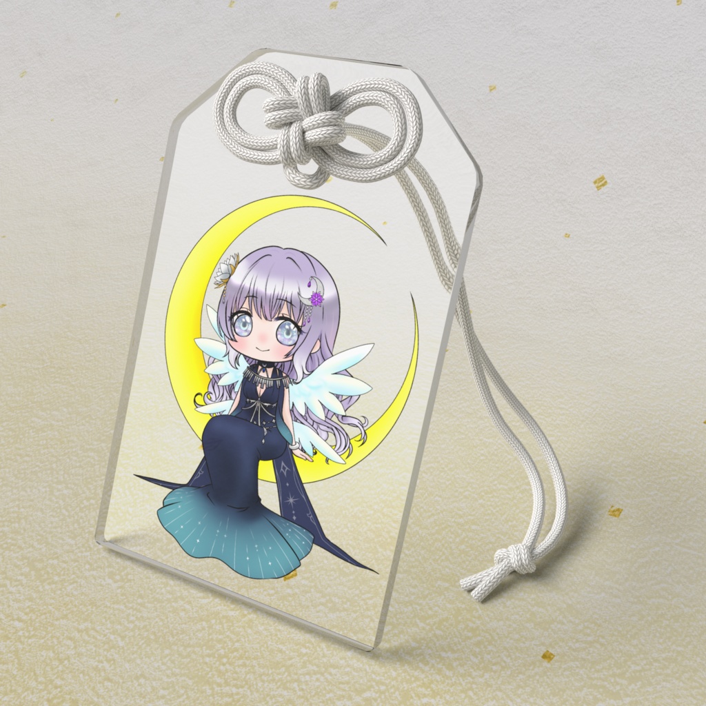 月の椅子 アクリルお守り
