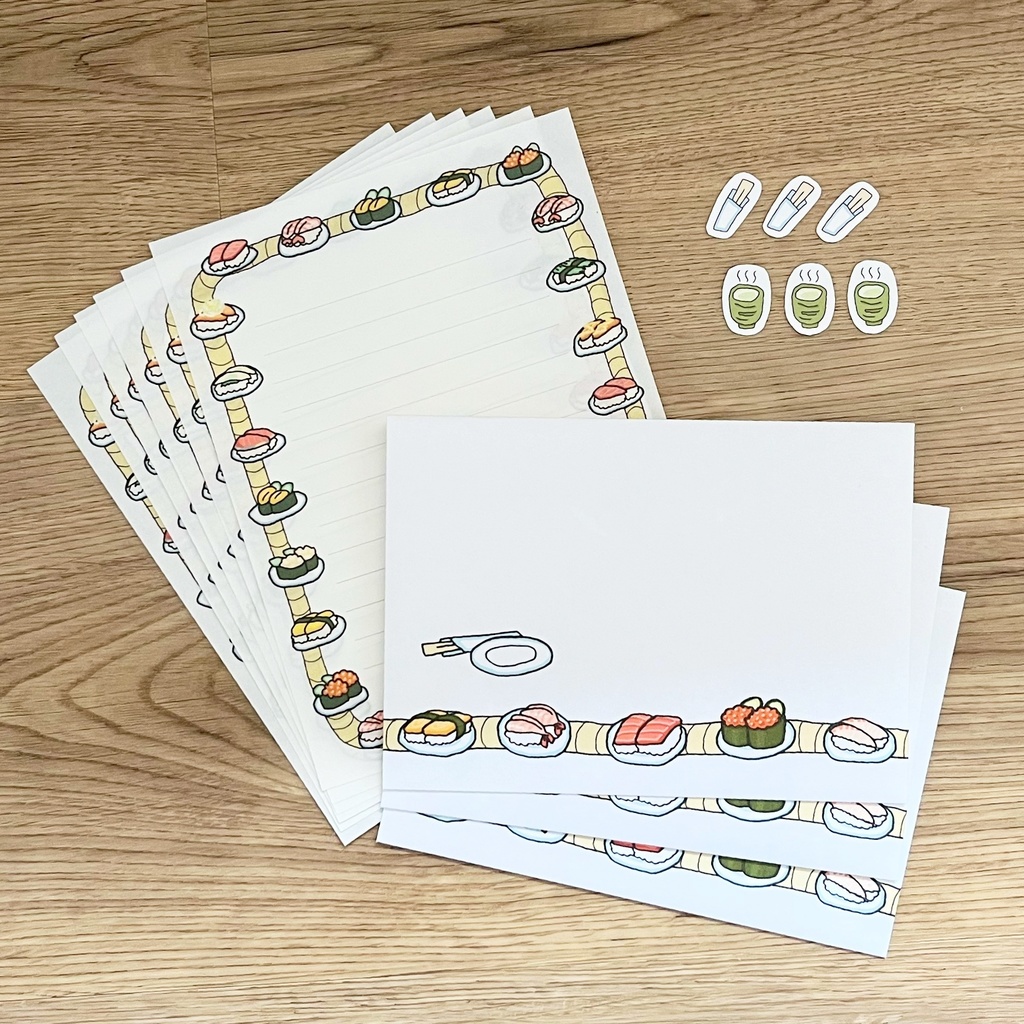 レターセット：OSUSHI