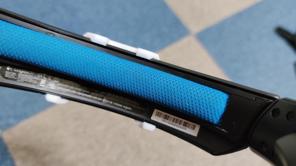 HTC VIVE トラッカー Logicool G430 ヘッドセット 固定マウント(3Dプリント用データ)