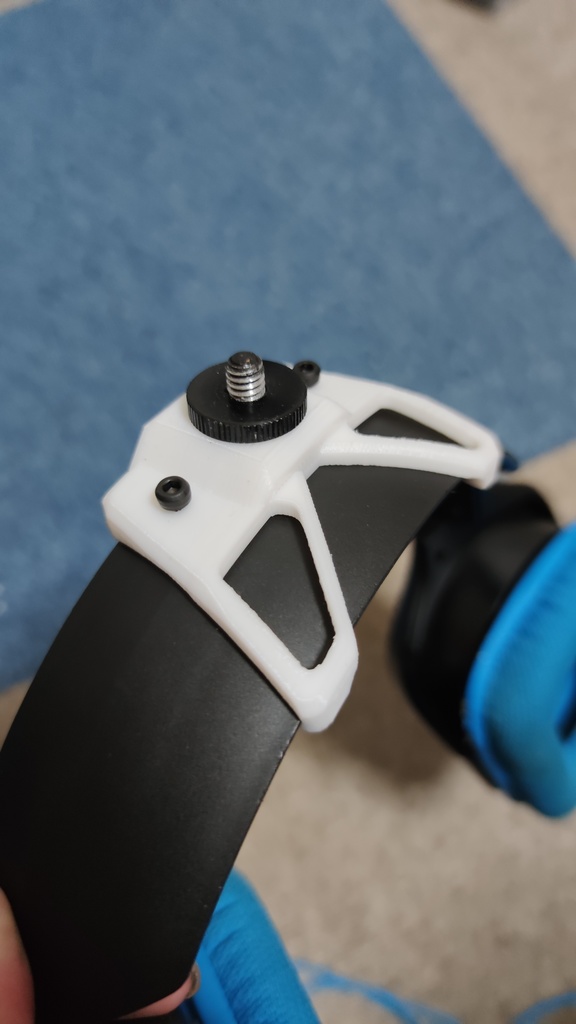 HTC VIVE トラッカー Logicool G430 ヘッドセット 固定マウント(3Dプリント用データ)