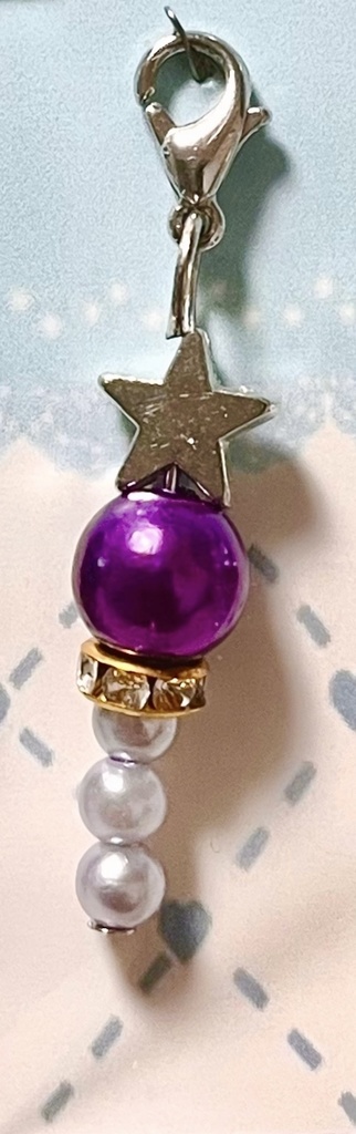 【サターン】オーロラアクリルキーホルダー