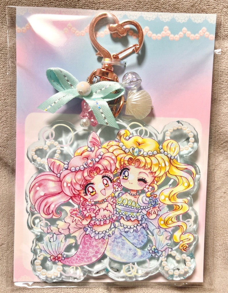 水面アクリルキーホルダー