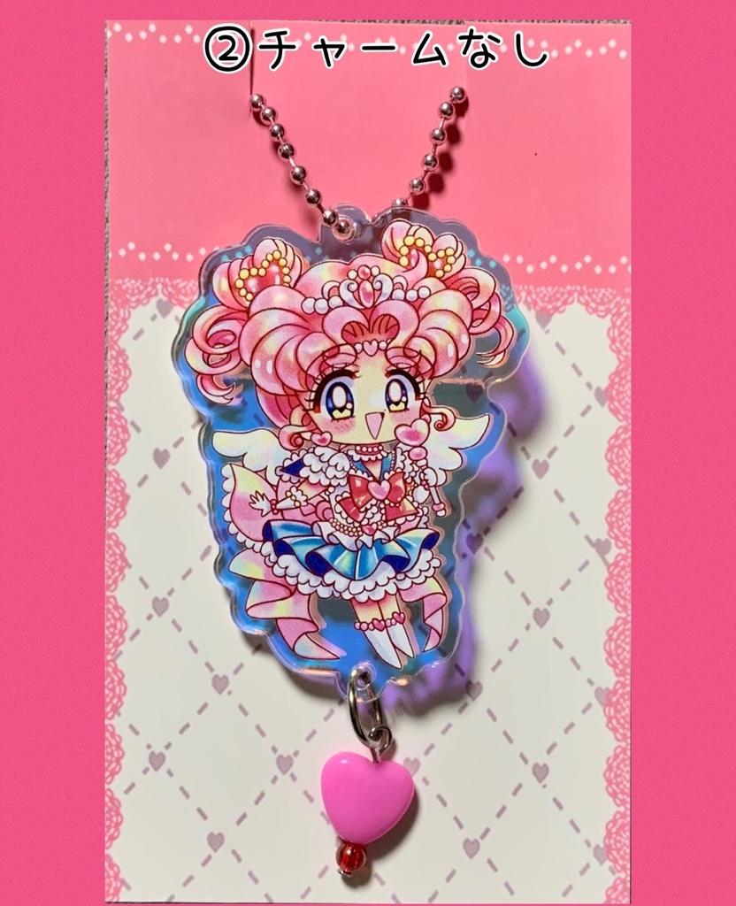 オーロラアクリルキーホルダー(セーラーちびちび)