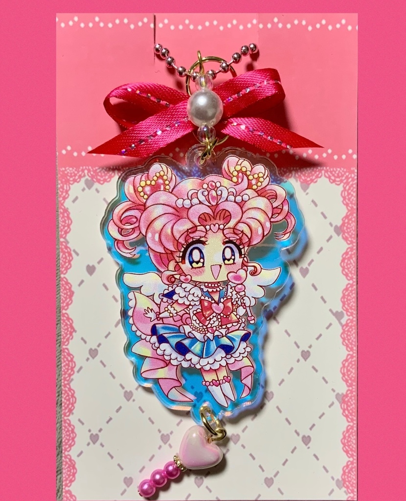 オーロラアクリルキーホルダー(セーラーちびちび)