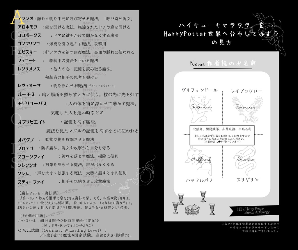 HQ×HarryPotter アンソロジー