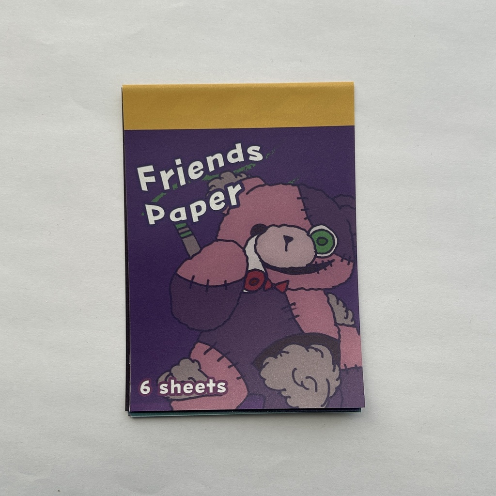 創作 Friends Just for You メモシート（6枚）
