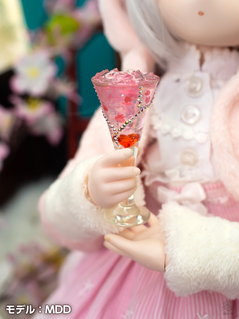 【販売終了】1/3サイズ 花満開桜ドリンク