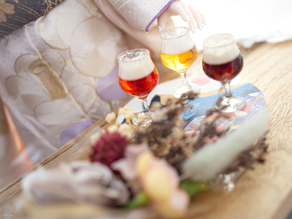 1/3サイズ やっぱ最初の一口は最高! ビール三種