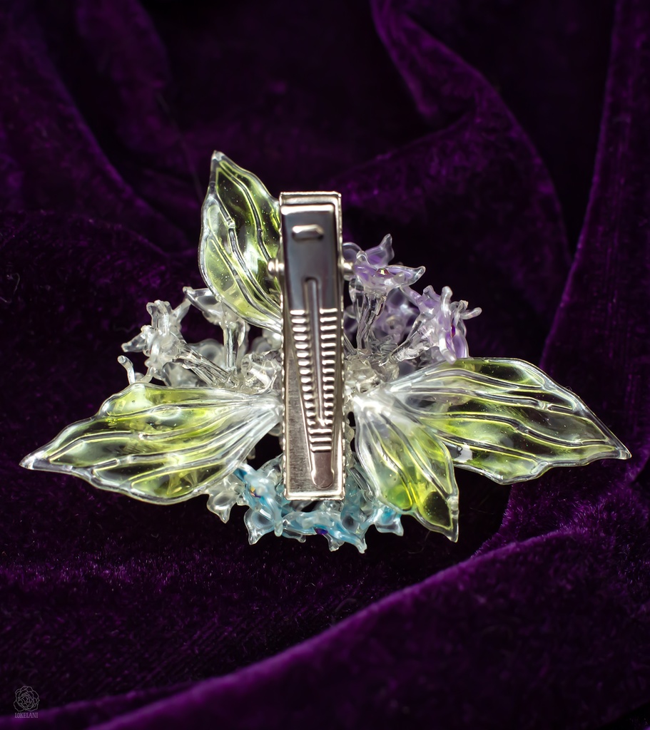 きれいなヘアクリップ(あじさい)