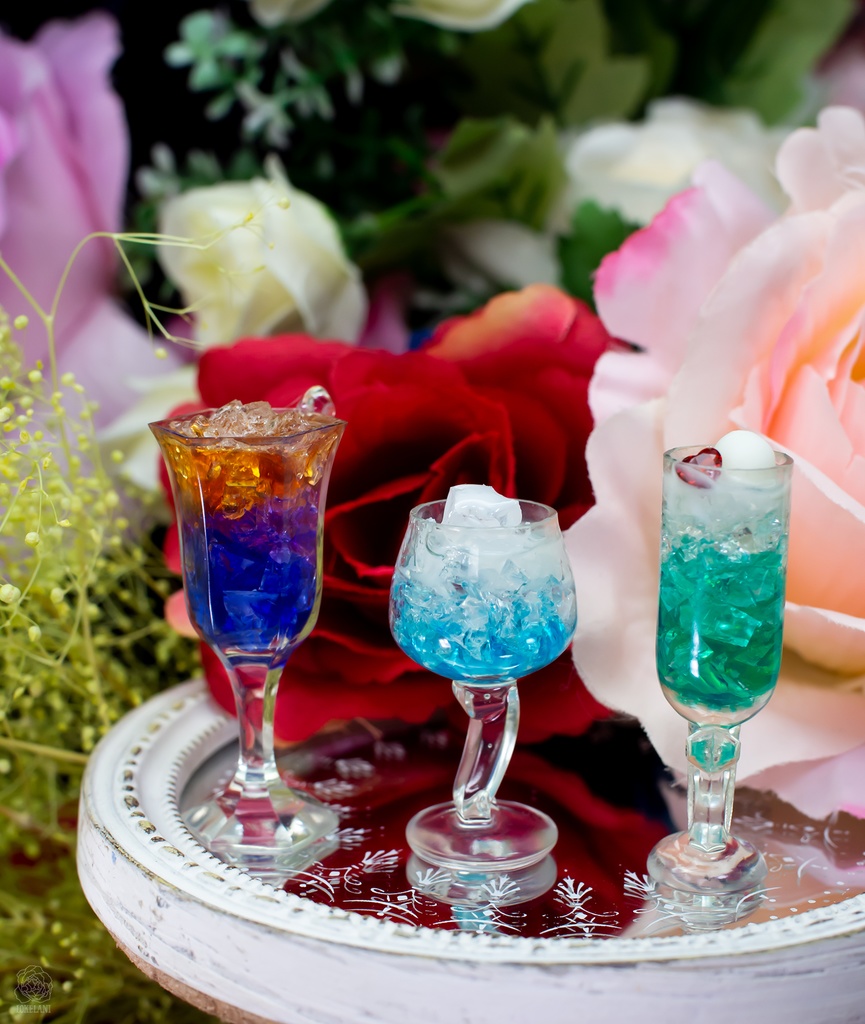 【受注品】1/3サイズ 三種のきれいなソーダ水