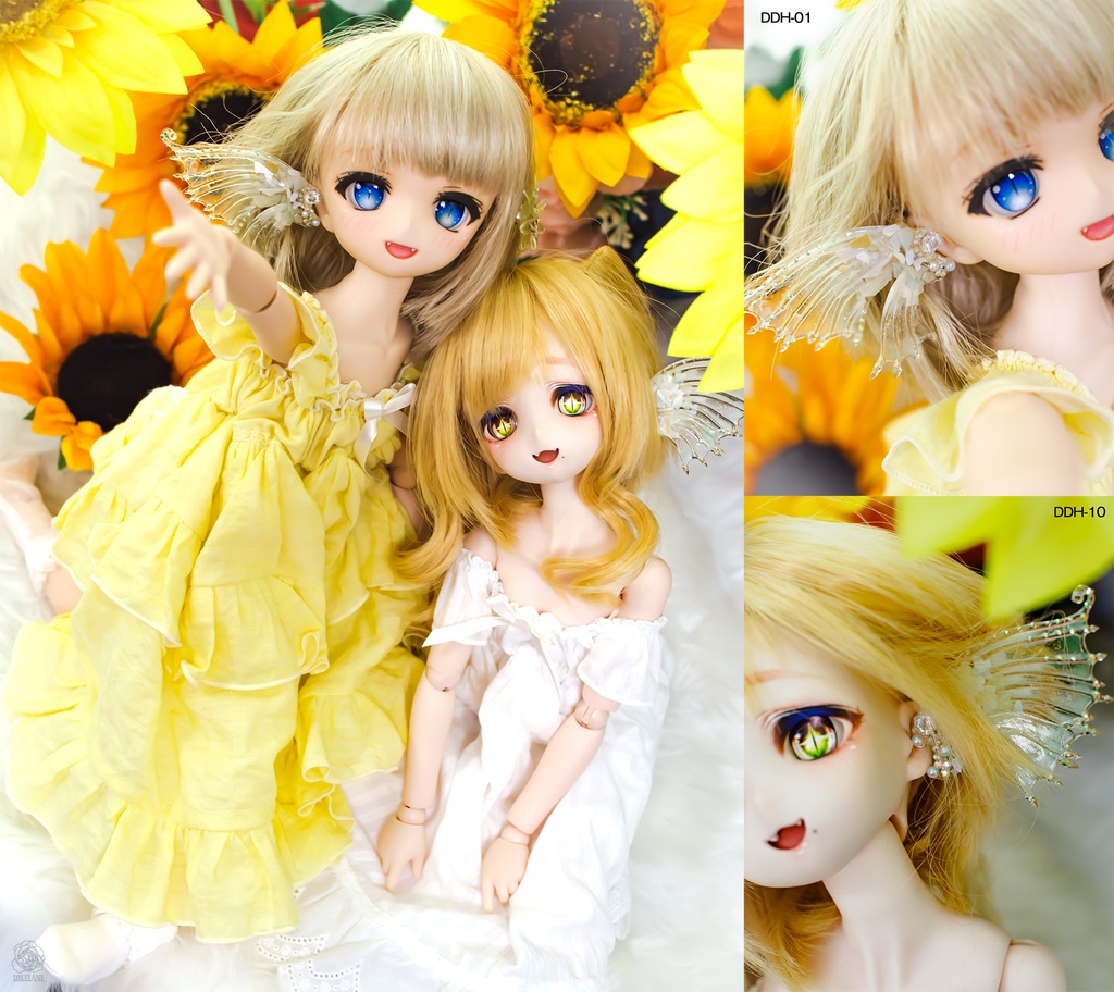 【販売終了・受注品】きれいな耳ひれアクセサリー(マーメイド・パールホワイト)