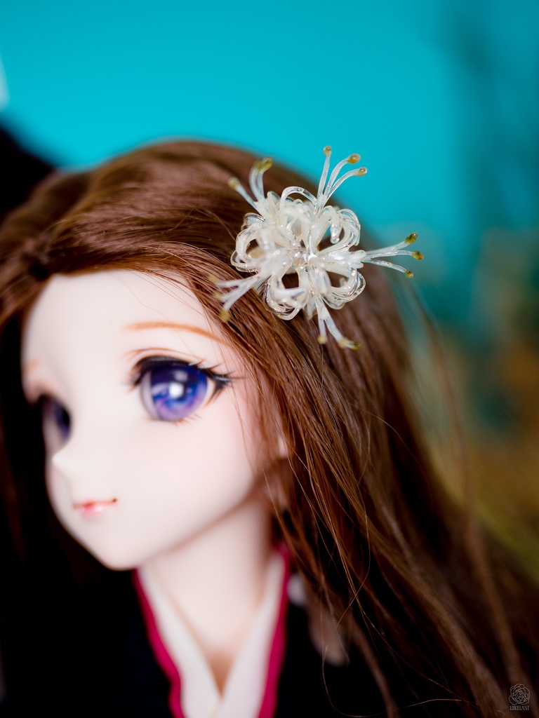 【受注品】きれいなヘアクリップ(彼岸花)