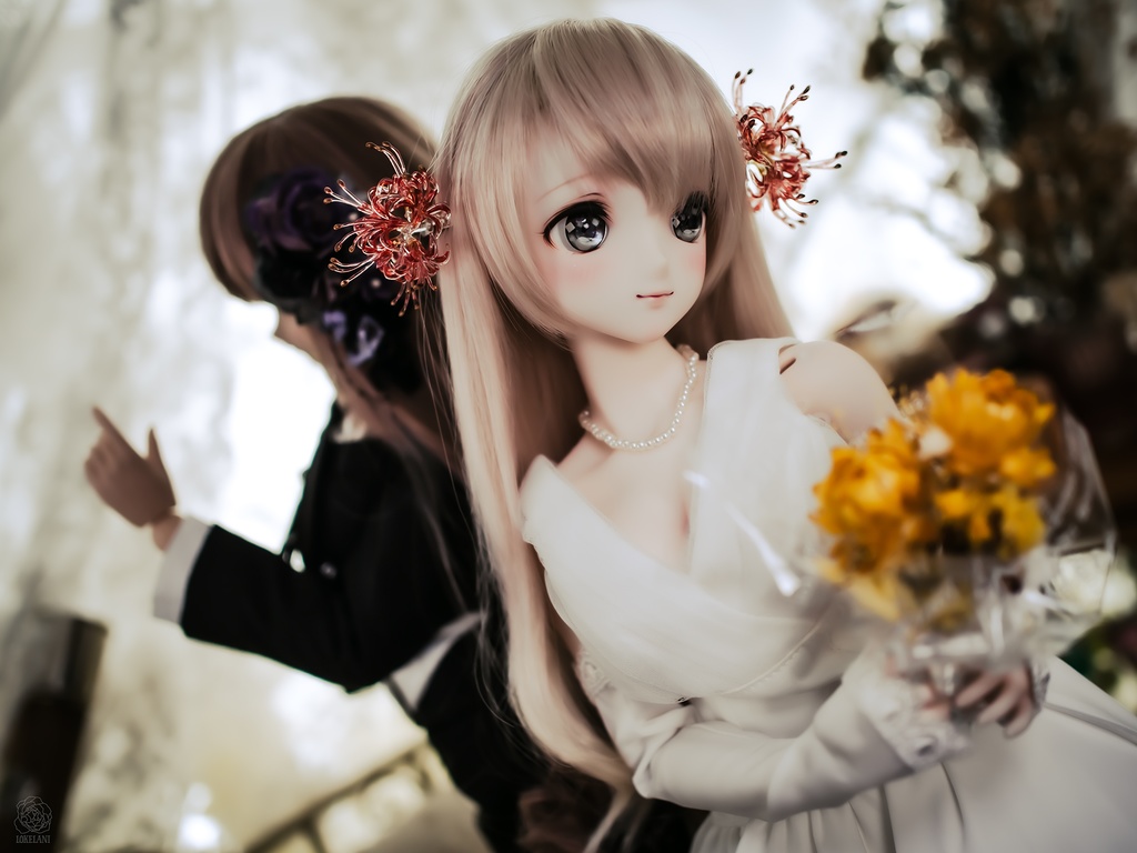 【販売終了】きれいなヘアクリップ(彼岸花)