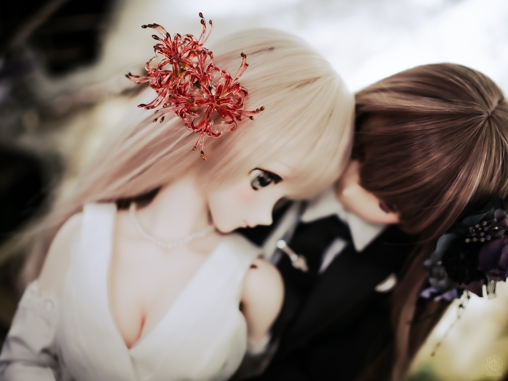 【販売終了】きれいなヘアクリップ(彼岸花)