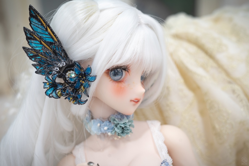 【受注品】きれいな耳ひれアクセサリー(天使羽)