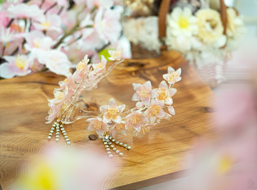 【即納品】きれいな耳ひれアクセサリー（桜）