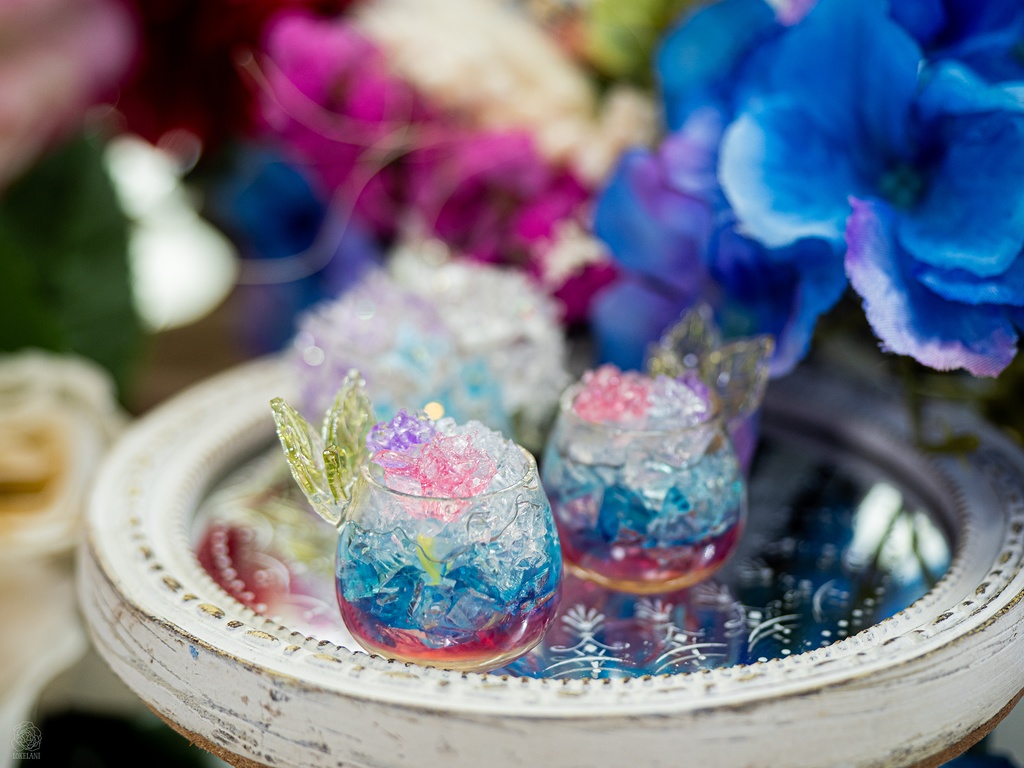 【販売終了】きれいなソーダ水-紫陽花