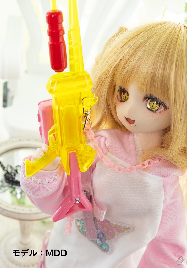 【受注品】1/4サイズ 水の出ない水鉄砲風マシンガン